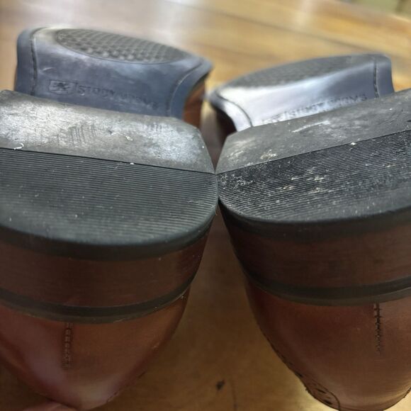 Stacy Adams Mabry Double Monk Strap Oxfords Mens Sz 9.5 M Brown Leather Shoes - Picture 12 of 16